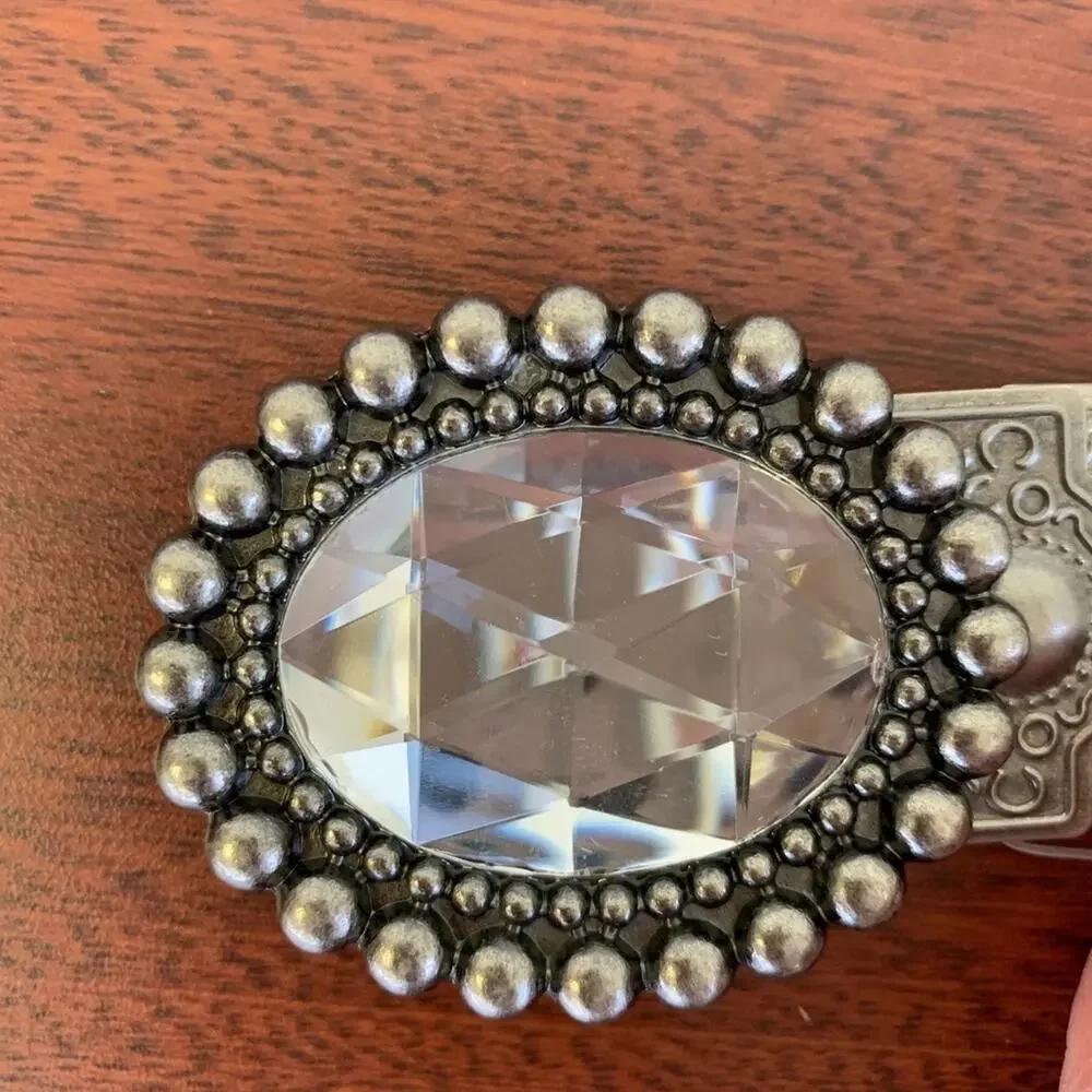 Crystal Plated Metal Belt
